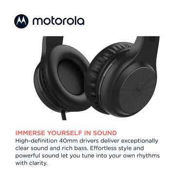 Motorola MOTO XT120 Over-Ear Wired Headphones